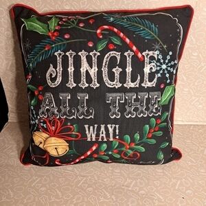 RAZ Christmas pillow is NWT